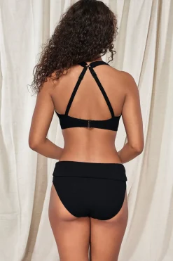 Pacifica Black Hannah High Waist Bottom
