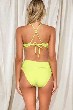 Pacifica Bright Pear Hannah High Waist Bottom