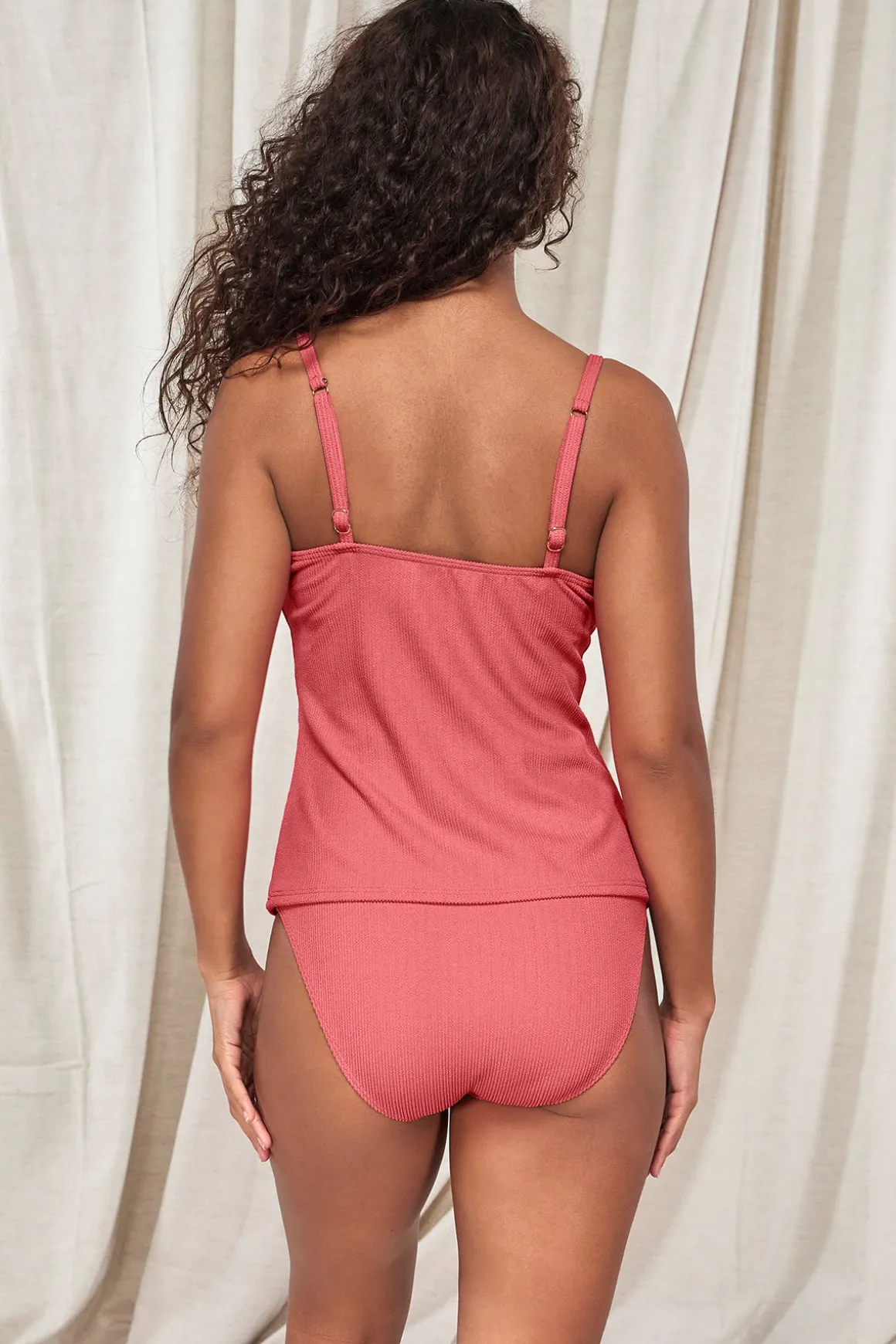 Pacifica Hibiscus Tea Coralie Tankini Top