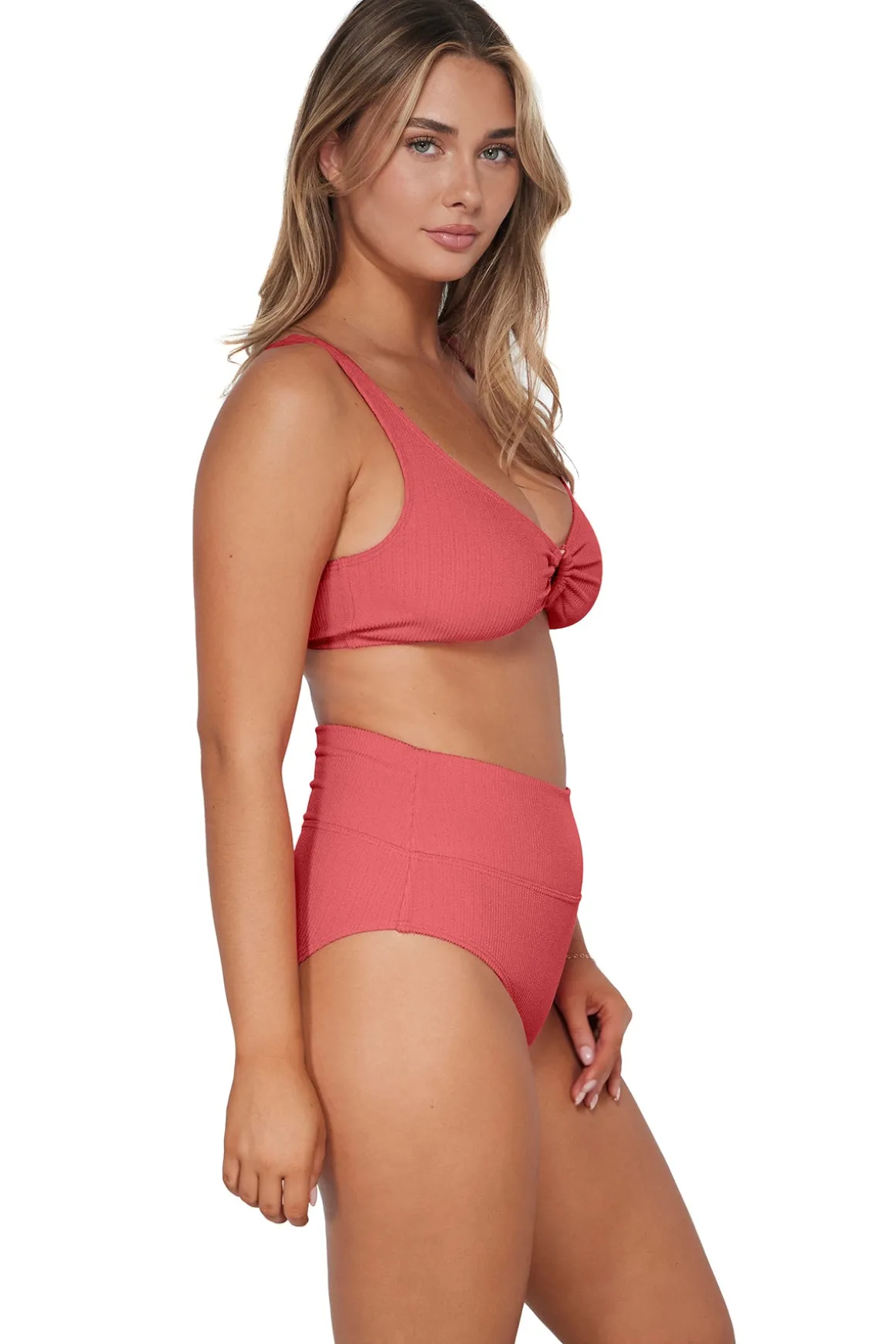 Pacifica Hibiscus Tea Hannah High Waist Bottom
