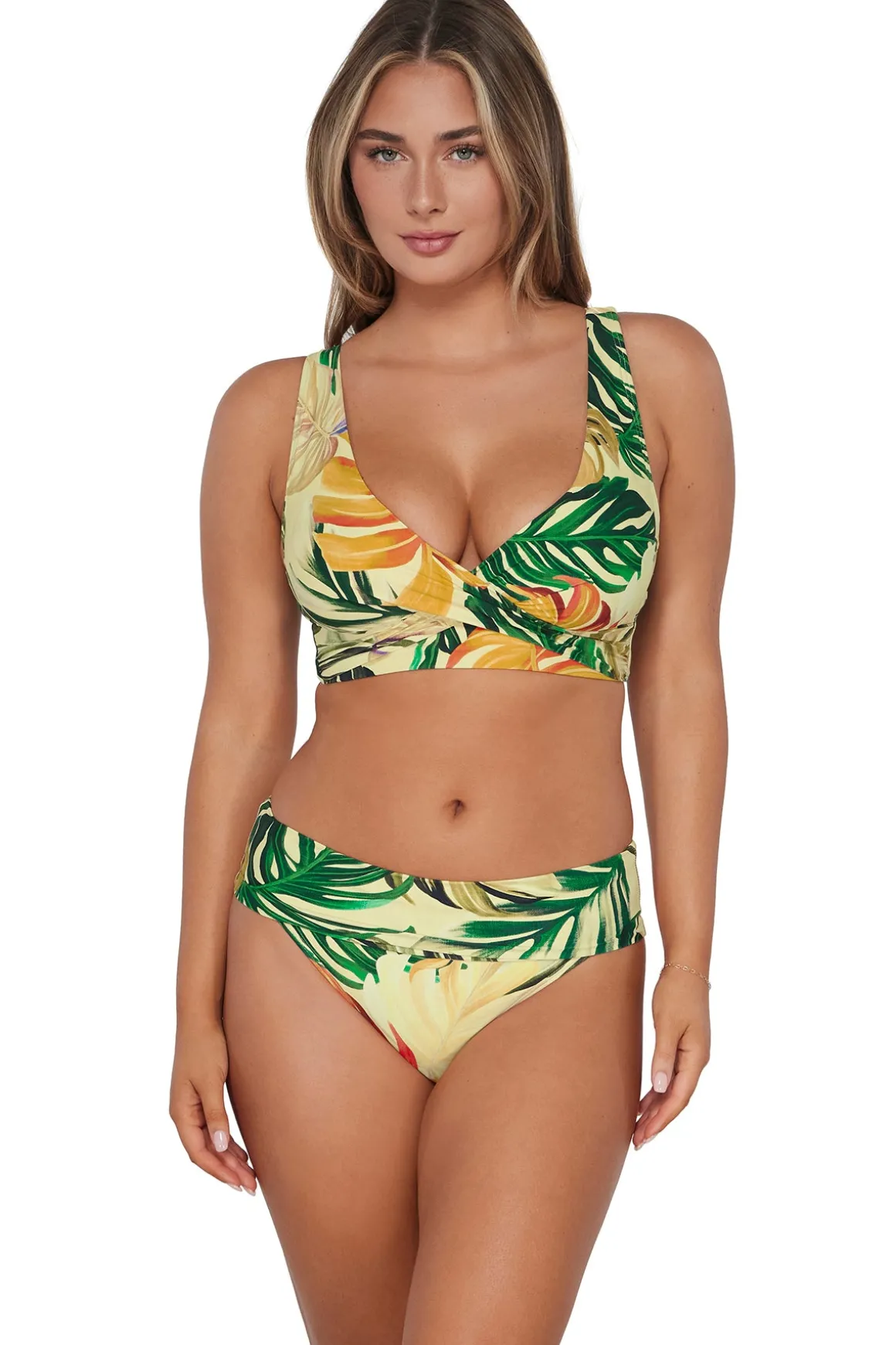 Sunsets Amber Oasis Hannah High Waist Bottom