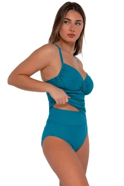 Sunsets Avalon Teal Serena Tankini Top