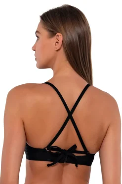 Sunsets Black Brooke U-Wire Top