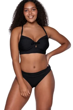 Sunsets Black Colette Bralette Top
