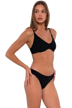 Sunsets Black Collins Hipster Bottom