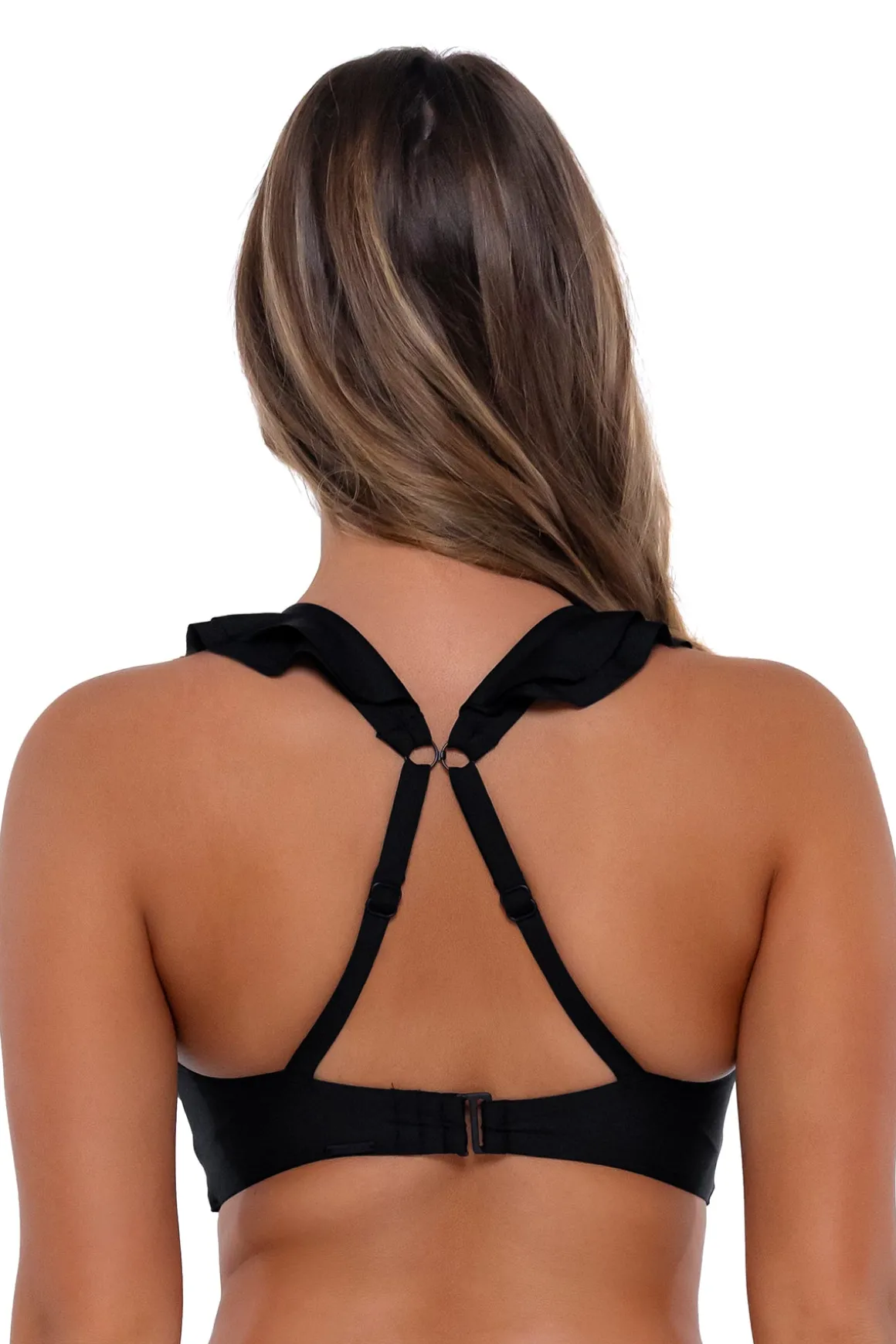 Sunsets Black Willa Wireless Top