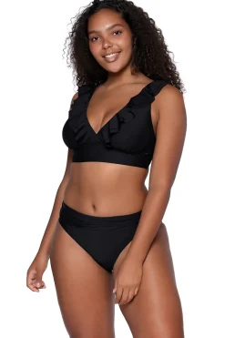 Sunsets Black Willa Wireless Top