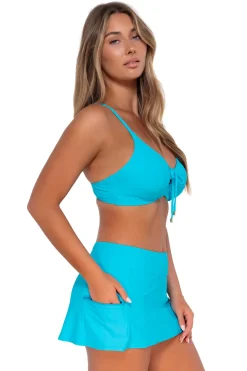 Sunsets Blue Bliss Sporty Swim Skirt