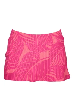 Sunsets Blushing Palms Sandbar Rib Sporty Swim Skirt