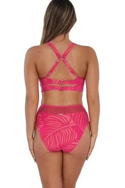 Sunsets Blushing Palms Sandbar Rib Danica Top
