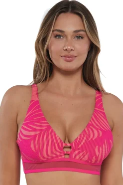 Sunsets Blushing Palms Sandbar Rib Danica Top