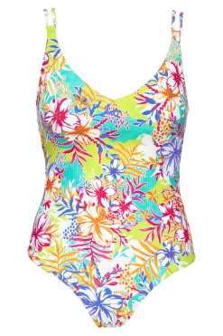 Sunsets Botanical Bliss Sandbar Rib Veronica One Piece