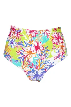 Sunsets Botanical Bliss Sandbar Rib Capri High Waist Bottom