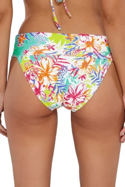 Sunsets Botanical Bliss Sandbar Rib Hannah High Waist Bottom