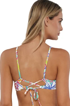 Sunsets Botanical Bliss Sandbar Rib Lyla Bralette Top