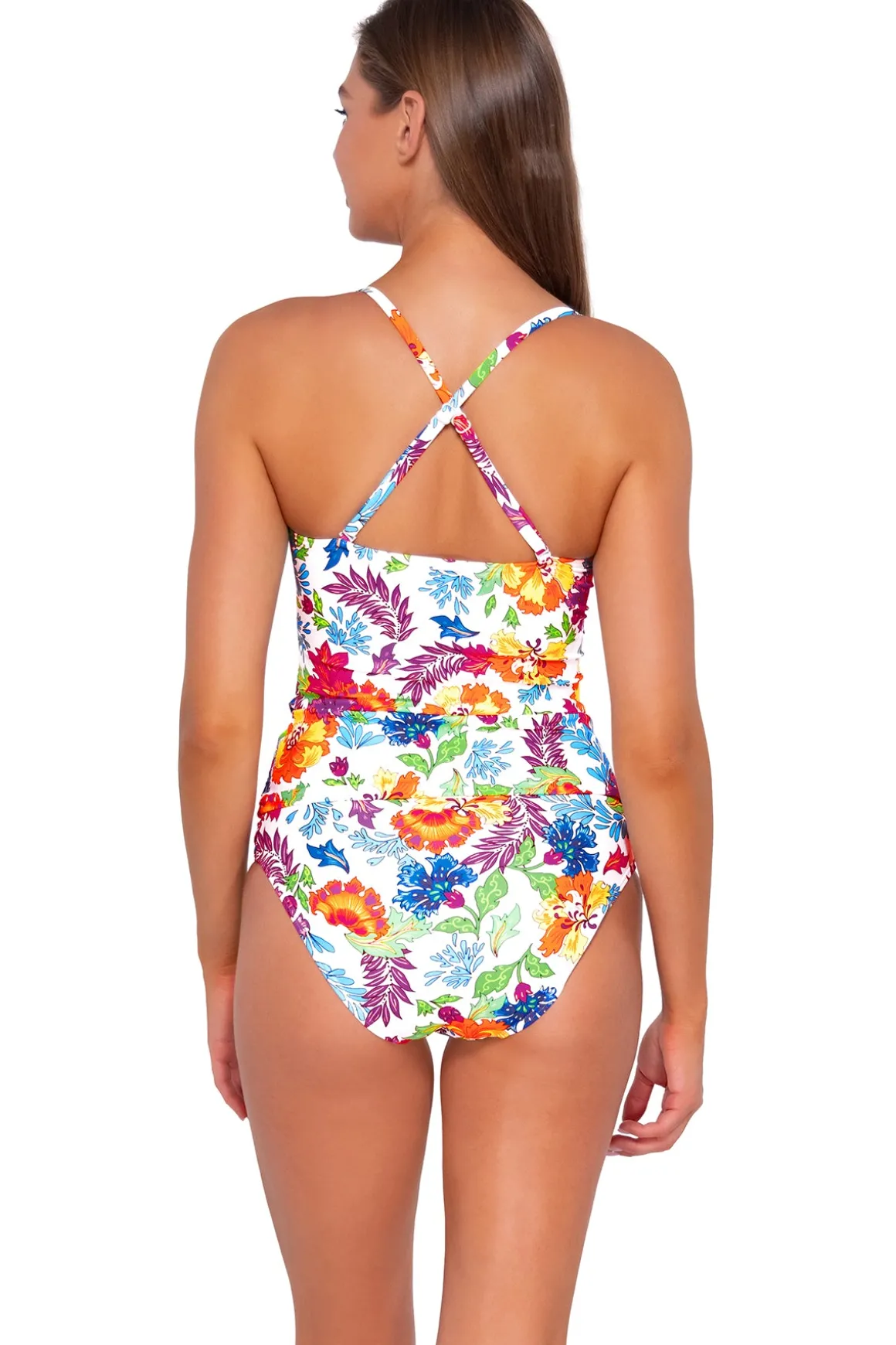 Sunsets Camilla Flora Simone Tankini Top