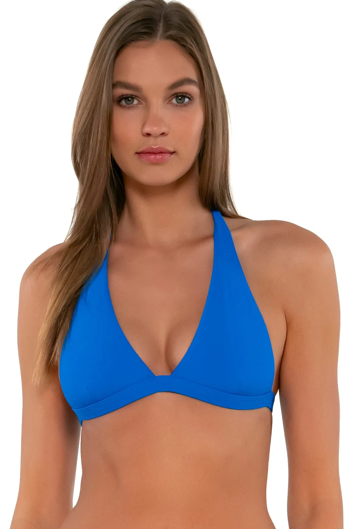 Sunsets Electric Blue Faith Halter Top
