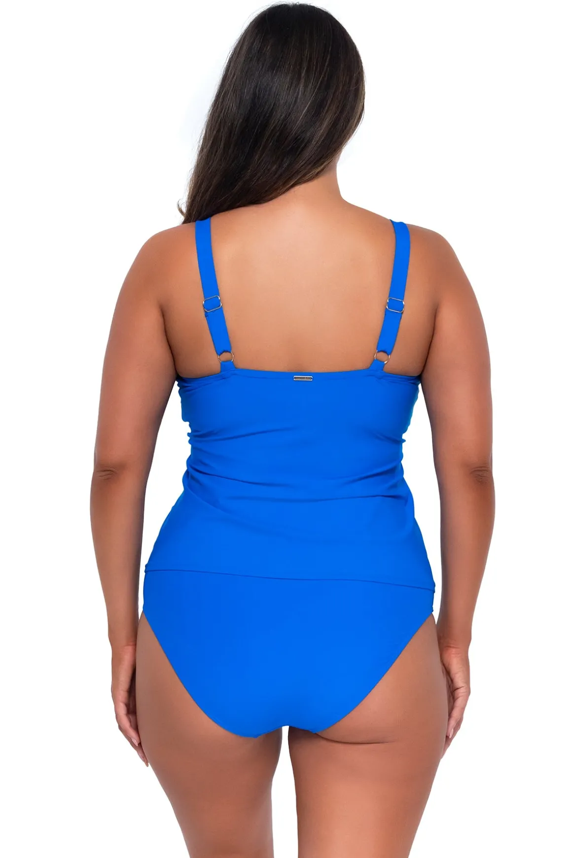 Sunsets Electric Blue Forever Tankini Top
