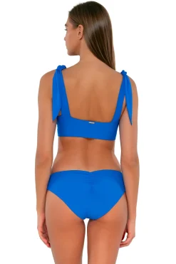 Sunsets Electric Blue Lily Top