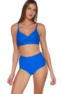 Sunsets Electric Blue Lyla Bralette Top