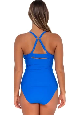 Sunsets Electric Blue Serena Tankini Top