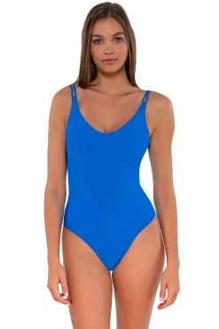 Sunsets Electric Blue Veronica One Piece
