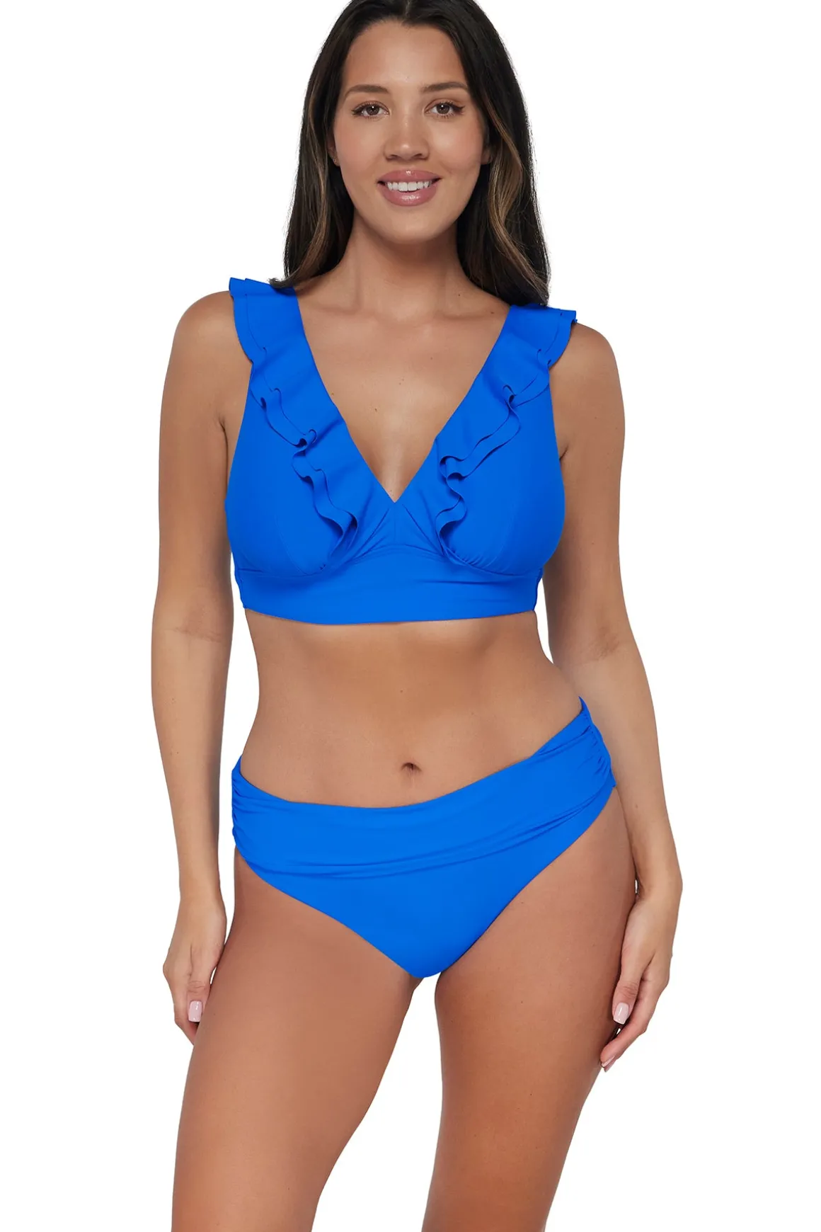 Sunsets Electric Blue Willa Wireless Top