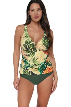 Sunsets Escape Amber Oasis Emerson Tankini Top