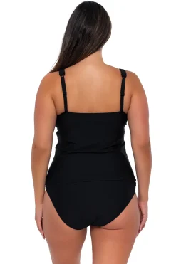 Sunsets Escape Black Emerson Tankini Top
