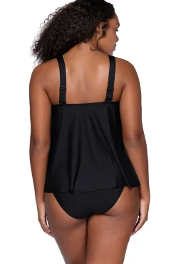 Sunsets Escape Black Sadie Tankini Top