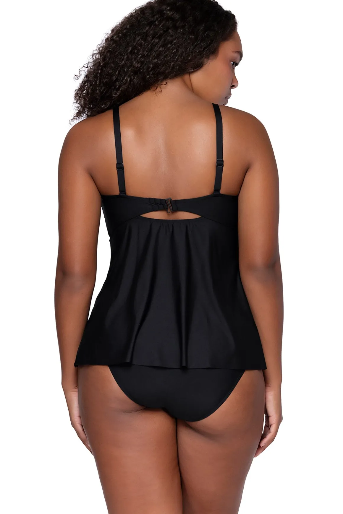 Sunsets Escape Black Tori Tankini