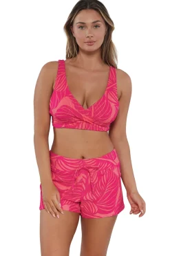 Sunsets Escape Blushing Palms Sandbar Rib Laguna Swim Short