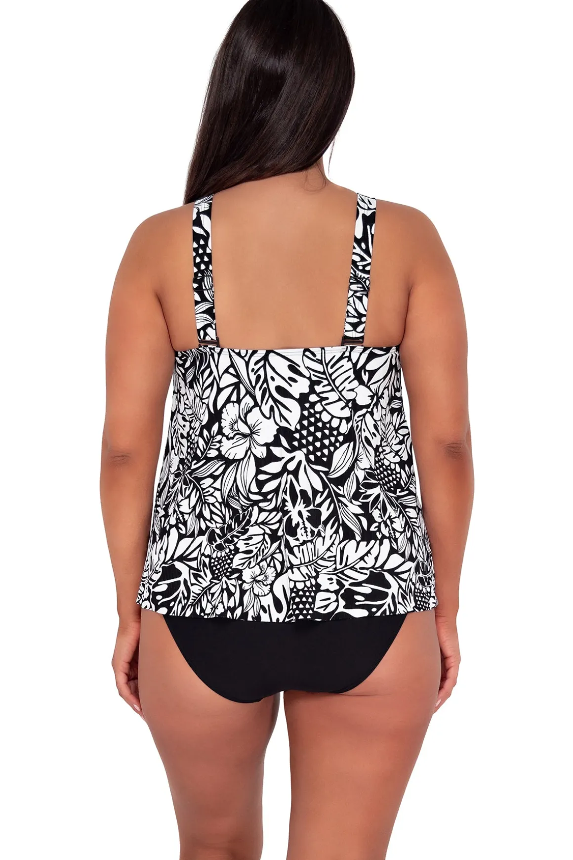 Sunsets Escape Caribbean Seagrass Texture Sadie Tankini Top