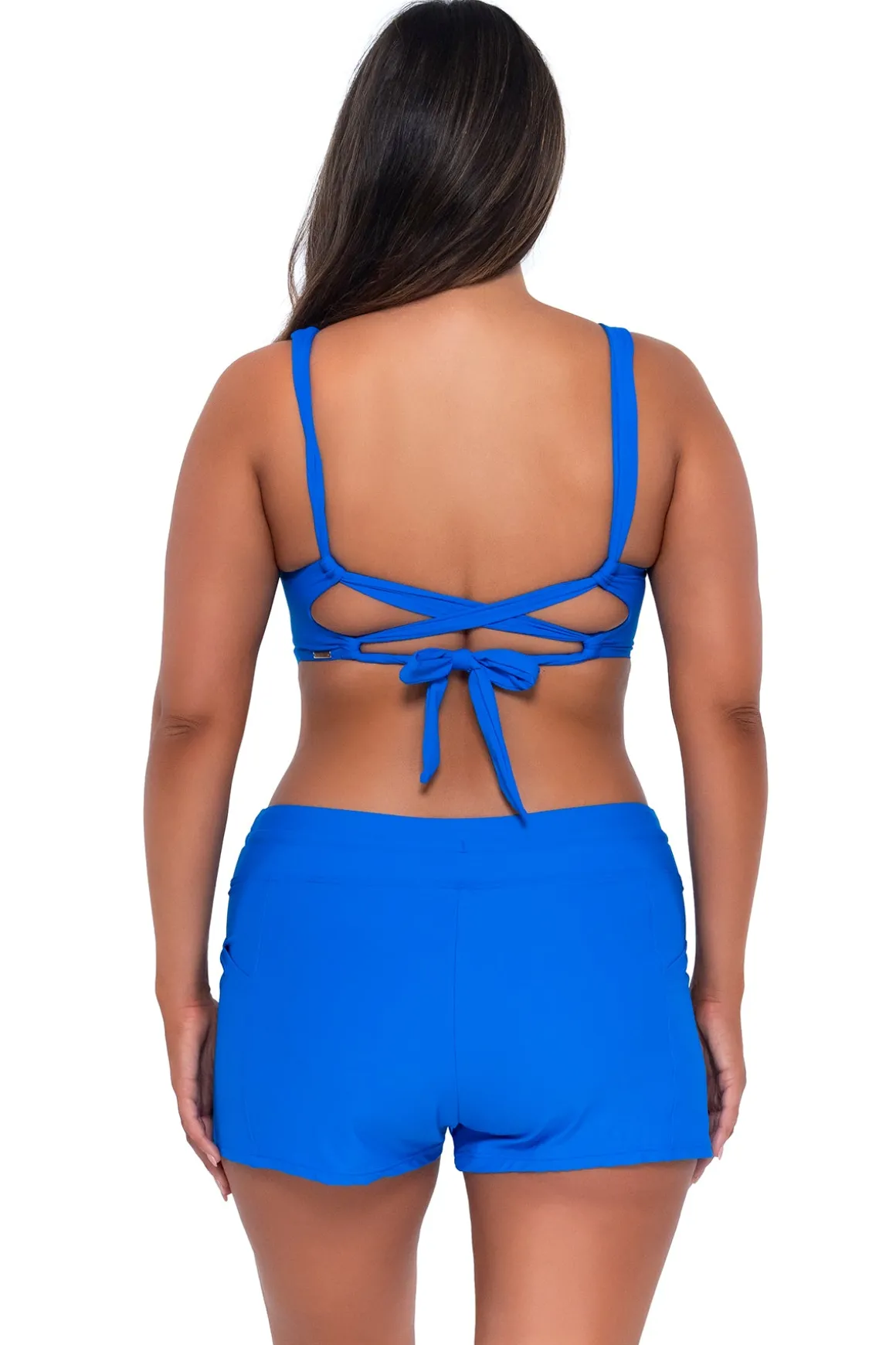Sunsets Escape Electric Blue Laguna Swim Short