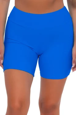 Sunsets Escape Electric Blue Bayside Bike Short