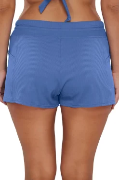 Sunsets Escape Harbor Blue Sandbar Rib Laguna Swim Short