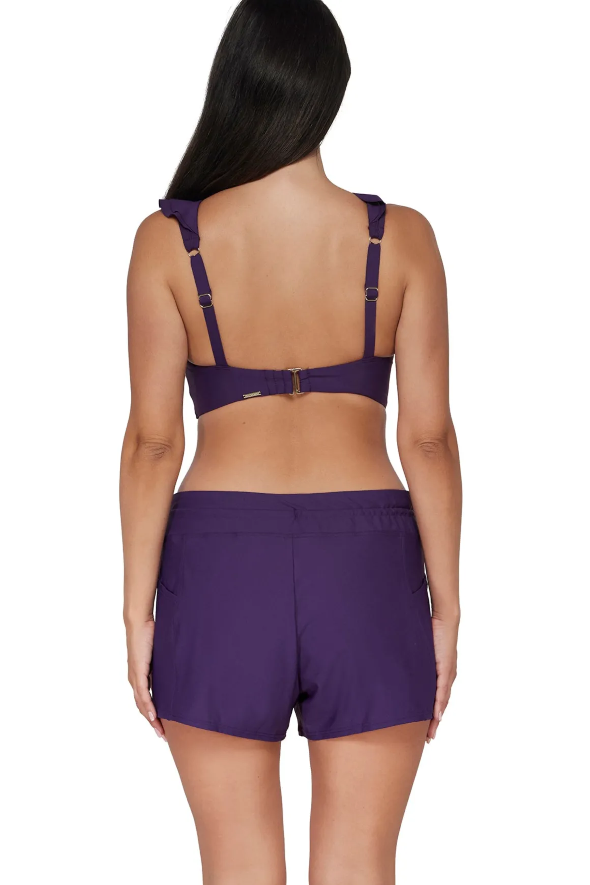 Sunsets Escape Paradise Plum Laguna Swim Short Bottom