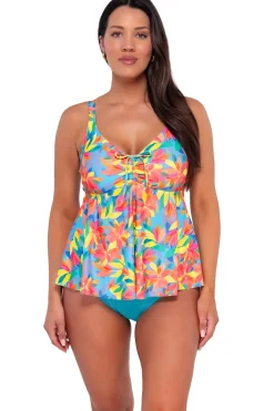 Sunsets Escape Shoreline Petals Marin Tankini Top