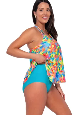 Sunsets Escape Shoreline Petals Sadie Tankini Top