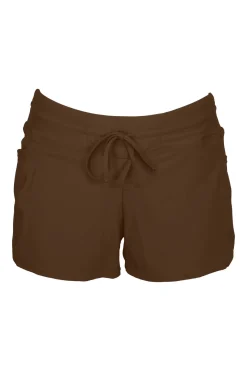 Sunsets Escape Tiki Brown Laguna Swim Short