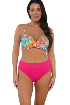 Sunsets Festive Floral Sandbar Rib Crossroads Underwire Top