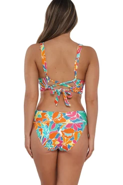 Sunsets Festive Floral Sandbar Rib Elsie Top