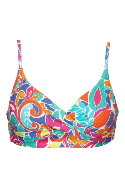 Sunsets Festive Floral Sandbar Rib Lyla Bralette Top