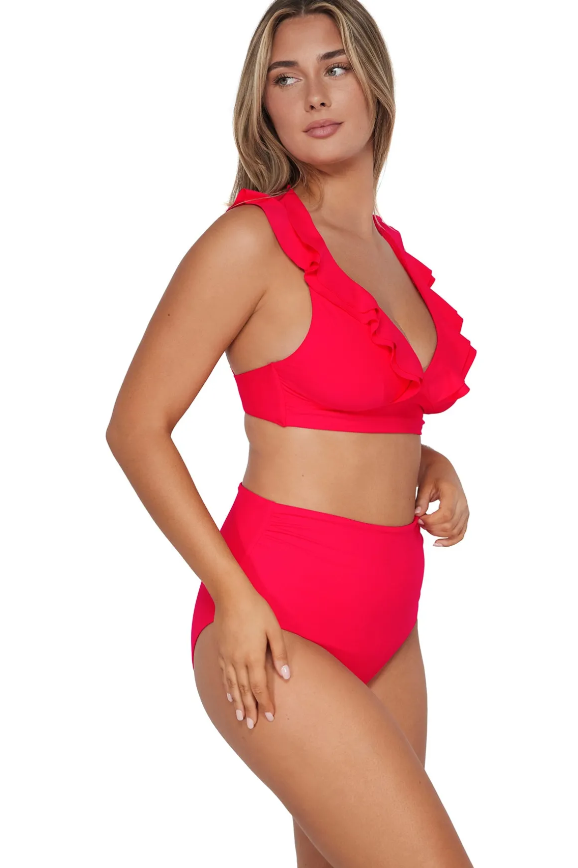 Sunsets Geranium Willa Wireless Top
