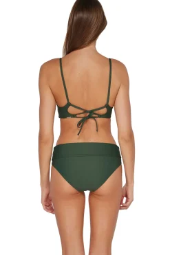 Sunsets Island Green Lyla Bralette Top