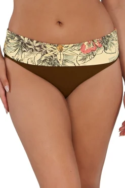 Sunsets Island Spice Capri High Waist Bottom