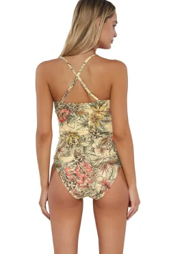 Sunsets Island Spice Simone Tankini Top