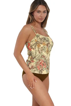 Sunsets Island Spice Taylor Tankini Top