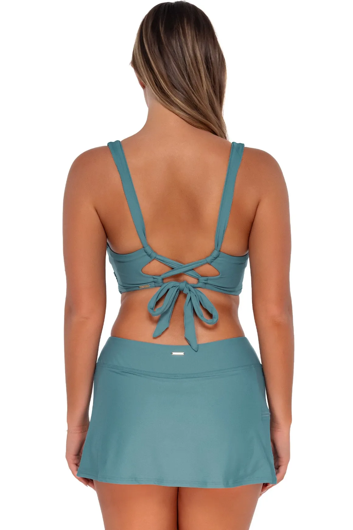 Sunsets Ocean Sporty Swim Skirt