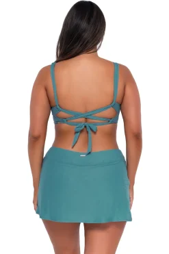 Sunsets Ocean Sporty Swim Skirt